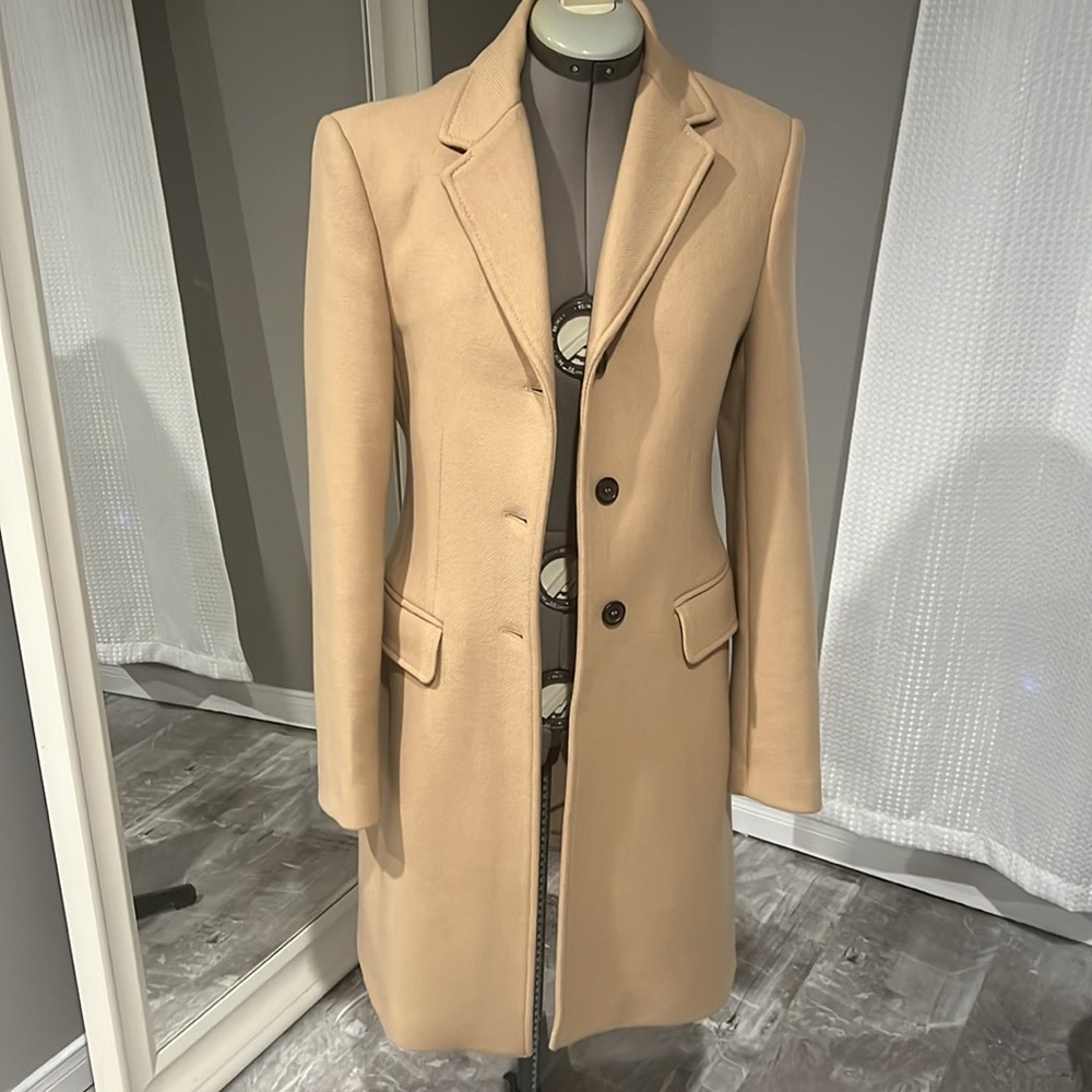 Zara Tan Long Coat